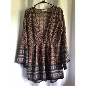 Low cleavage romper, size medium